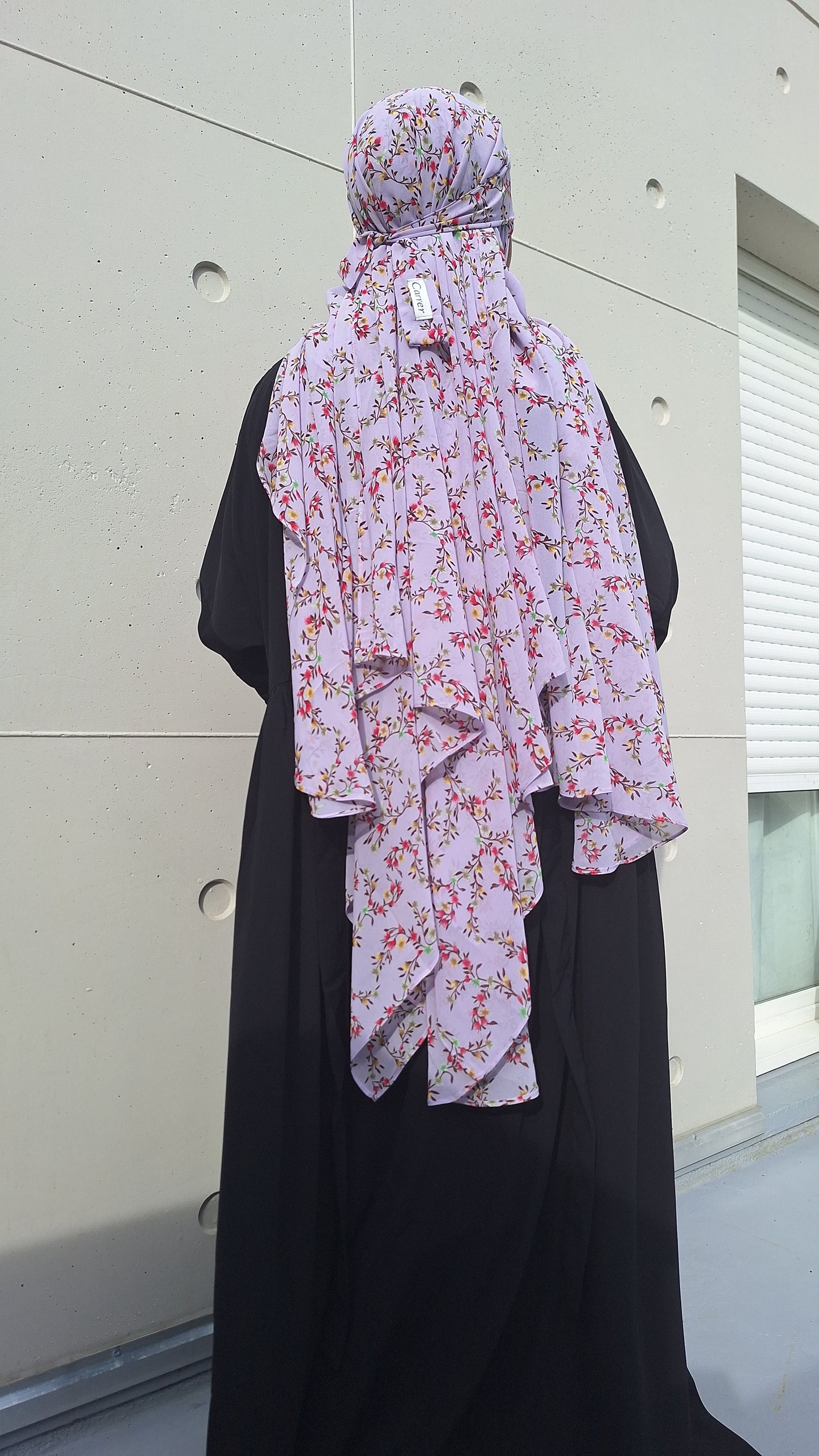 Hijab fleuri