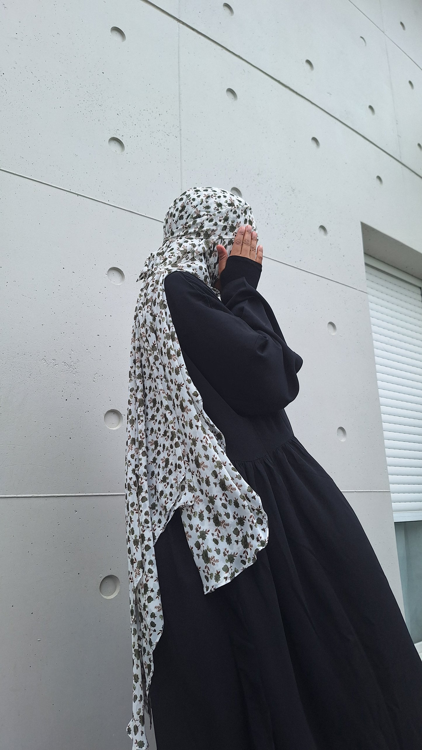Hijab fleuri