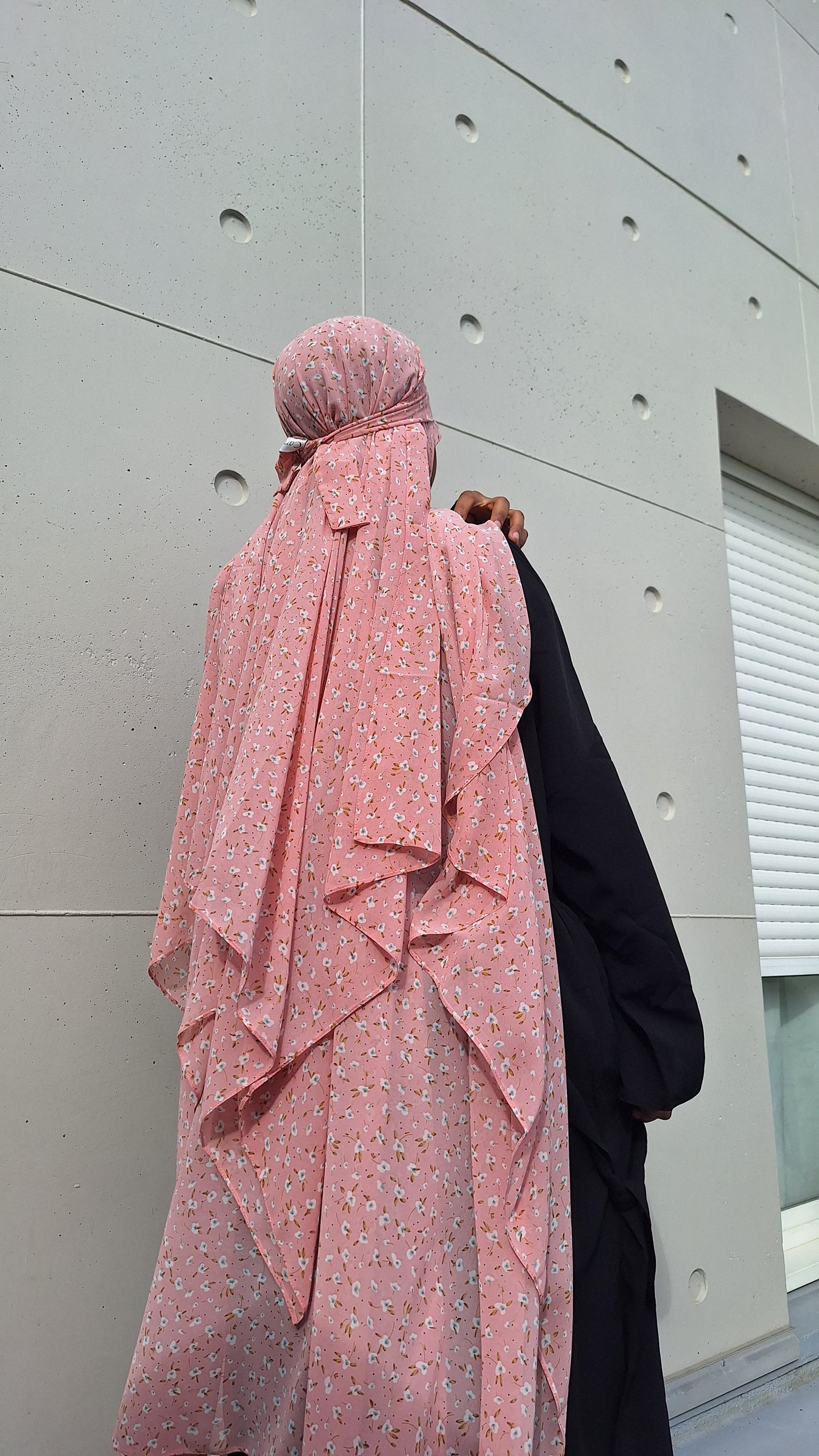Hijab fleuri