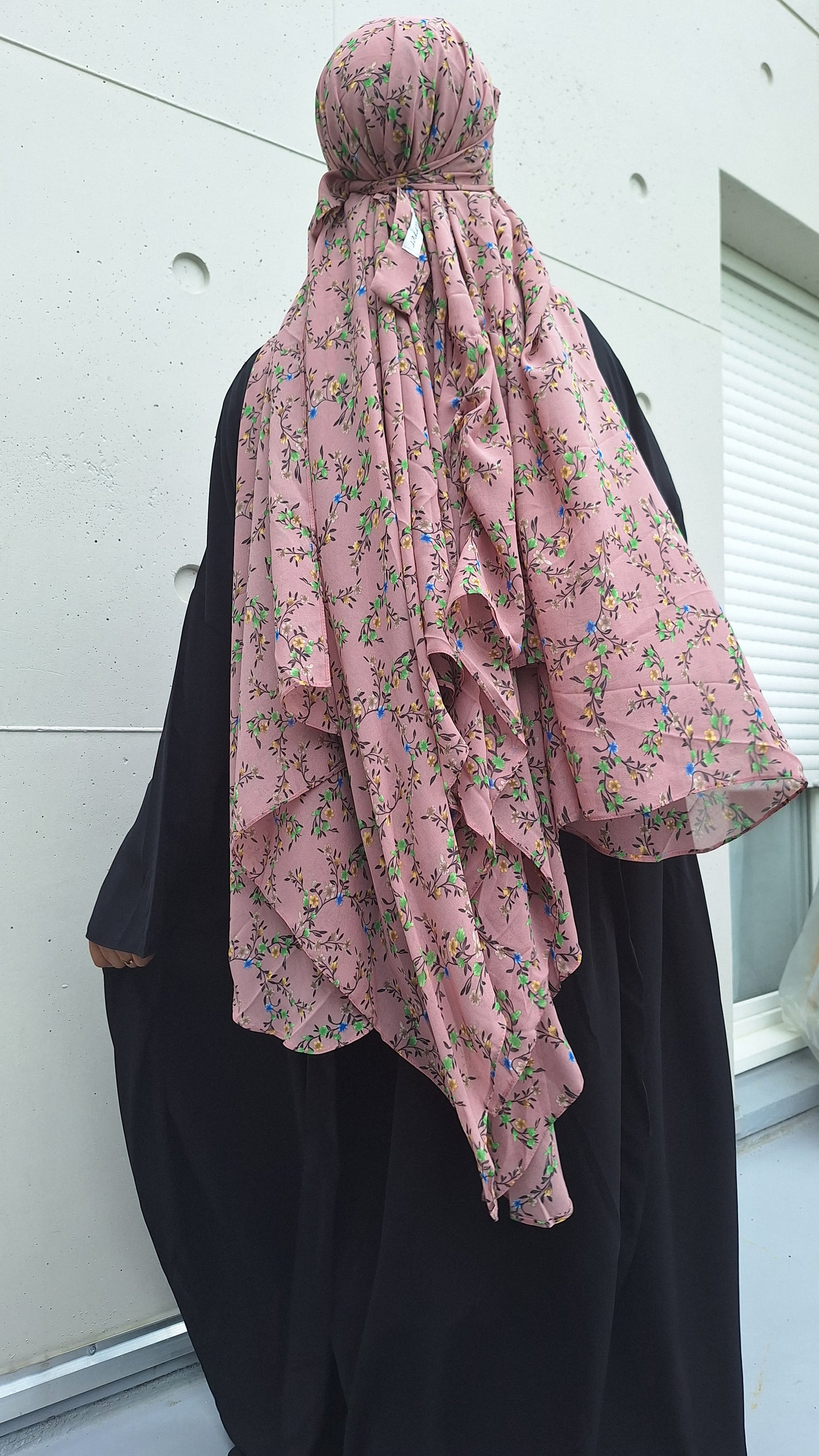 Hijab fleuri