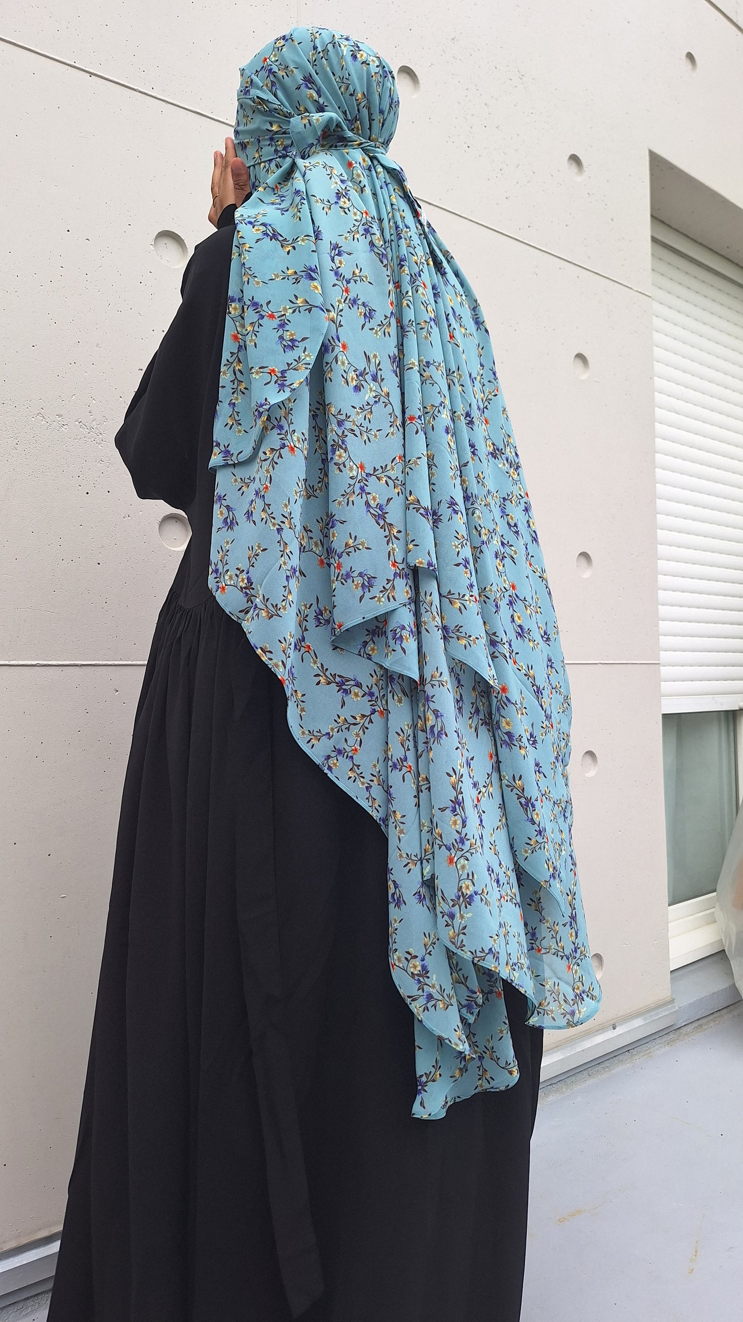 Hijab fleuri