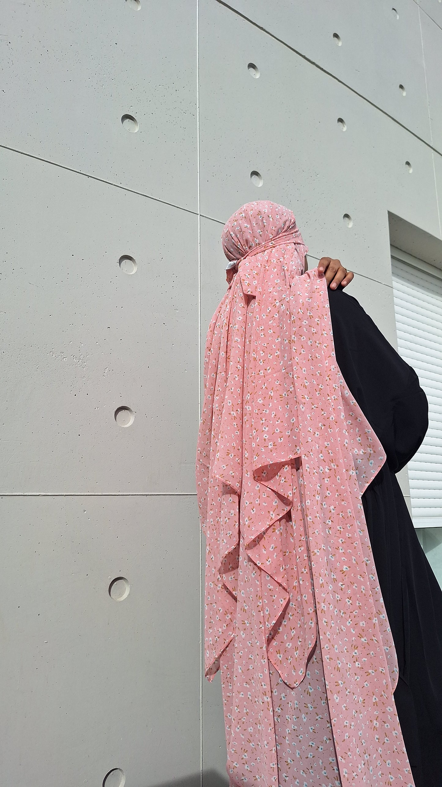 Hijab fleuri