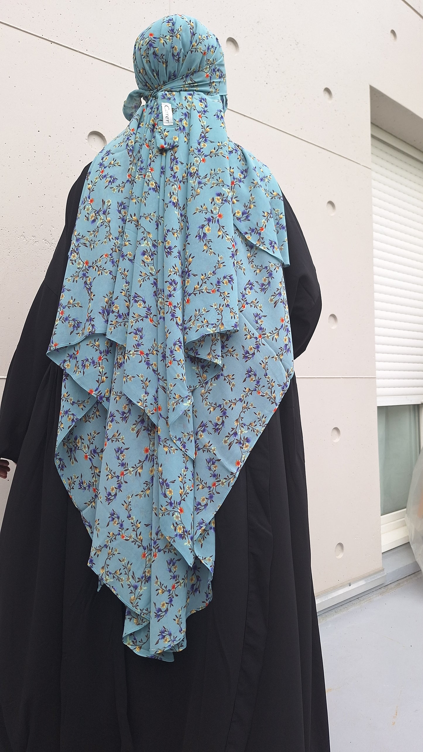 Hijab fleuri