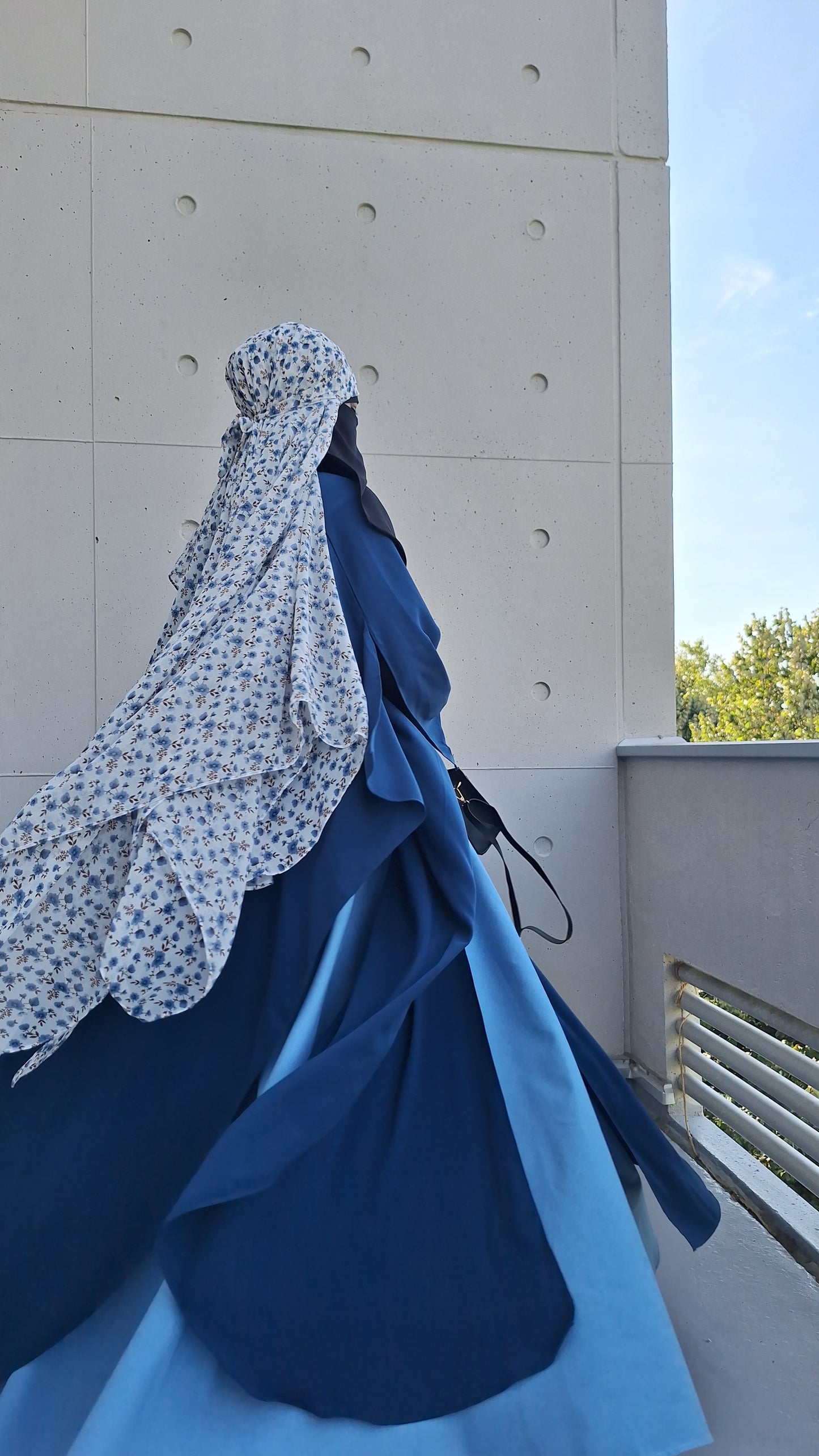 Hijab fleuri
