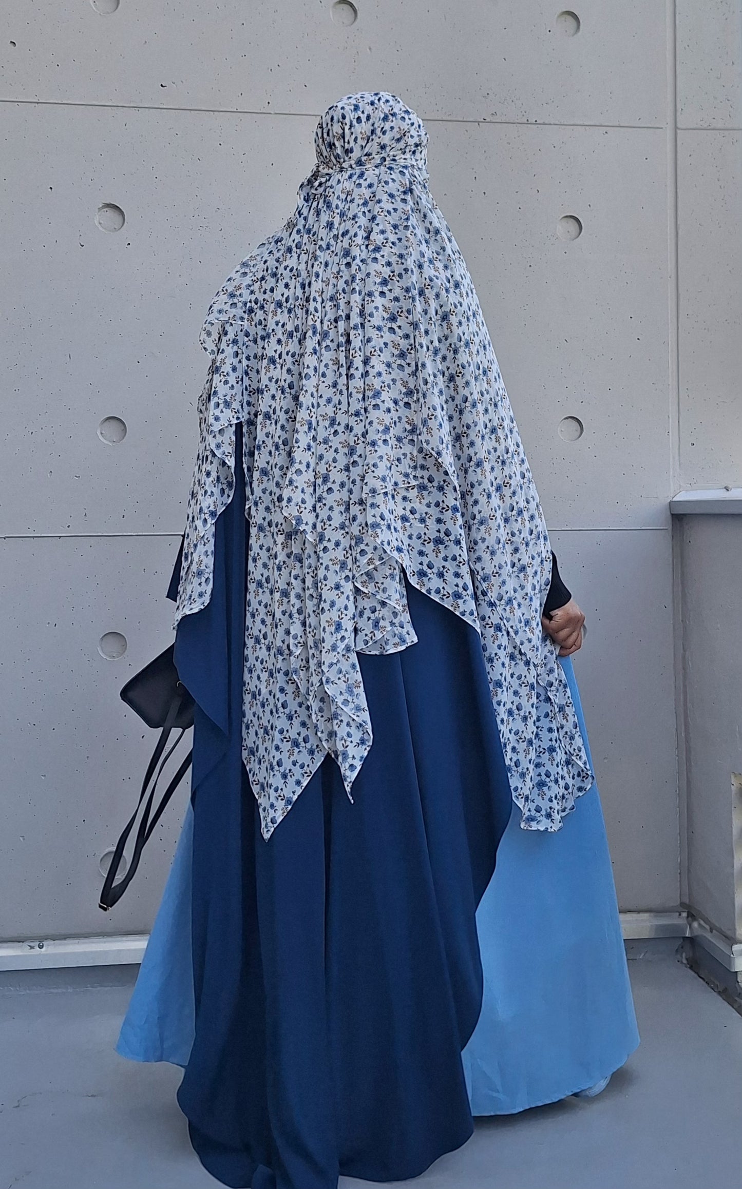 Hijab fleuri