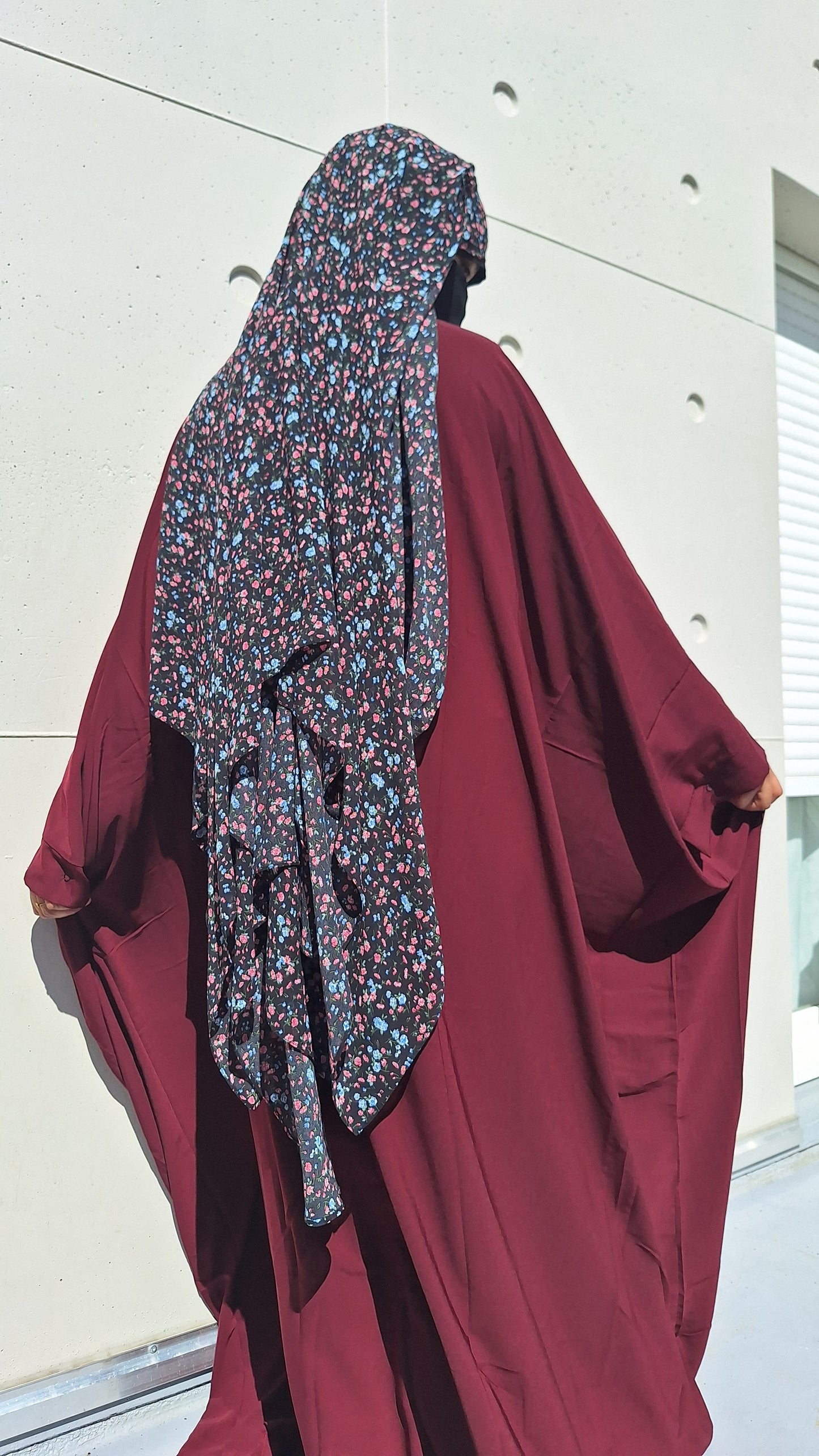 Hijab fleuri