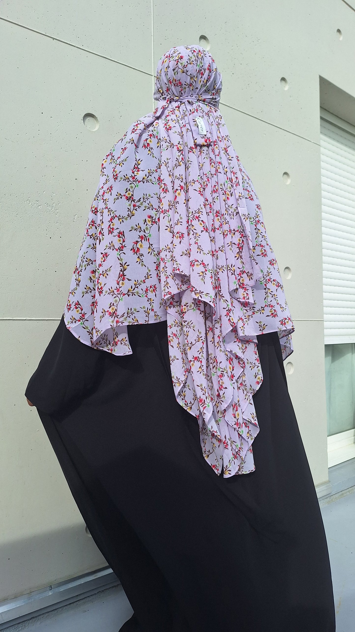 Hijab fleuri