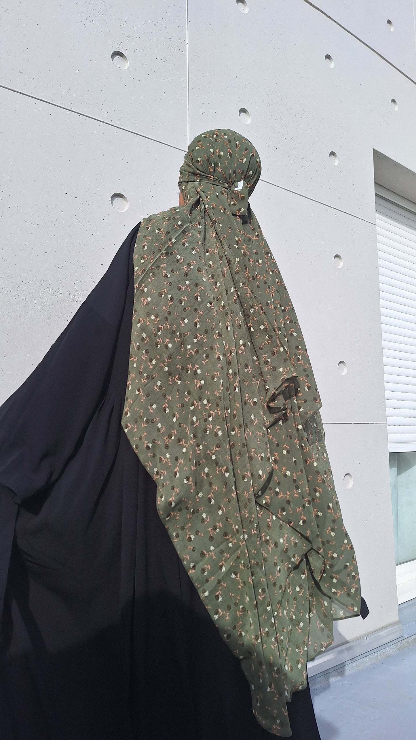 Hijab fleuri