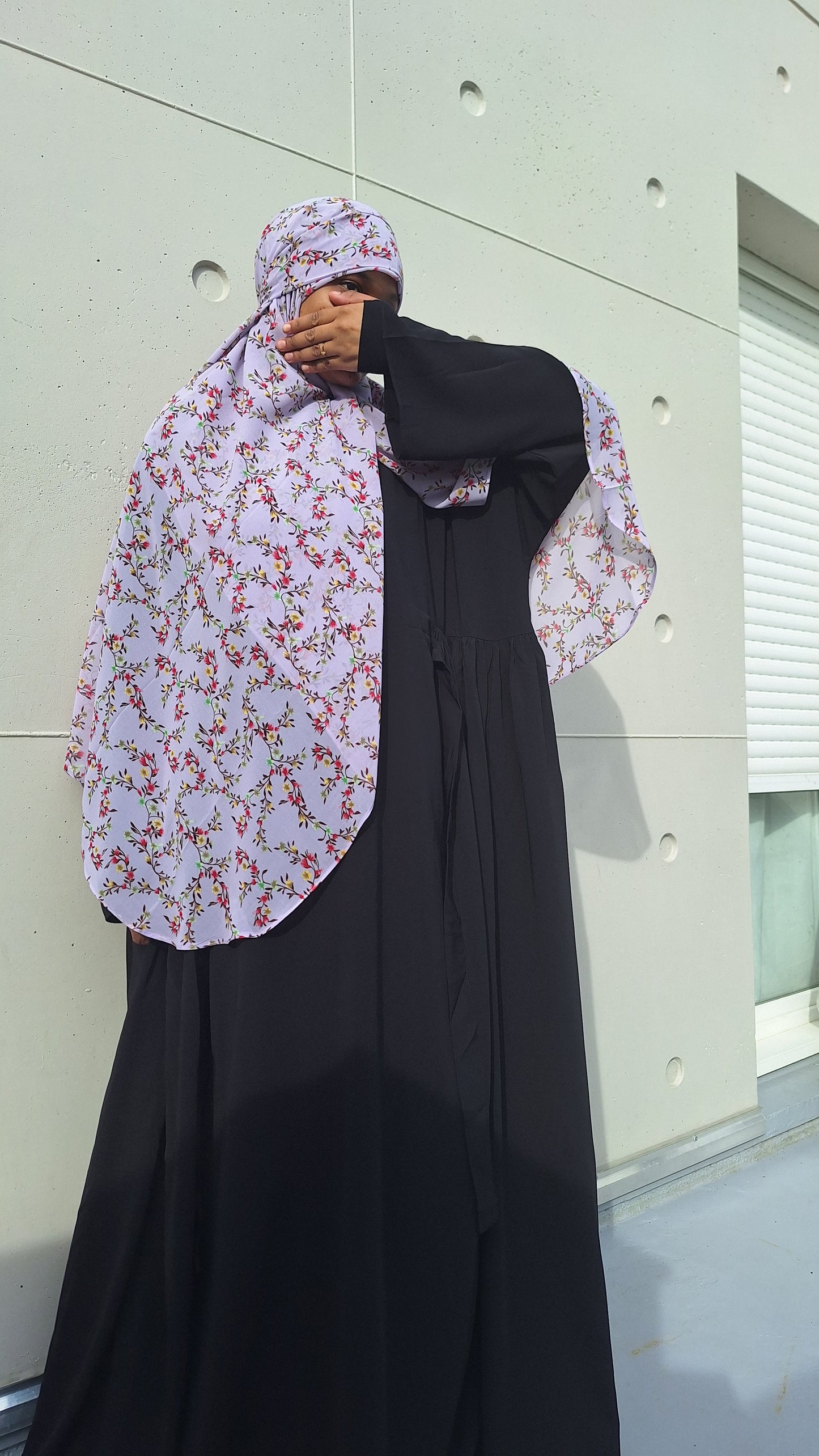 Hijab fleuri