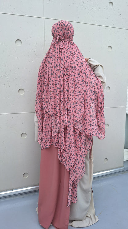 Hijab fleuri