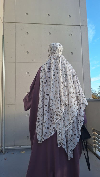 Hijab fleuri