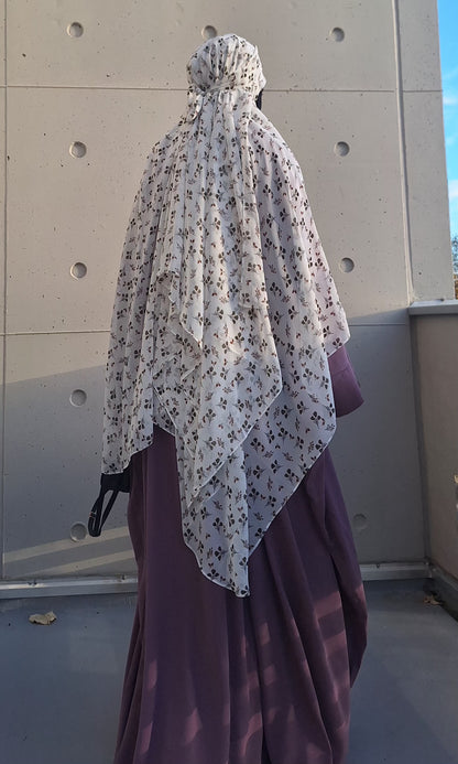 Hijab fleuri
