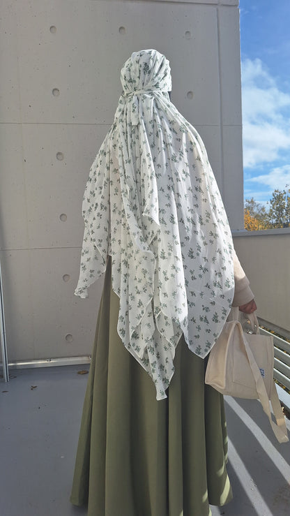 Hijab fleuri