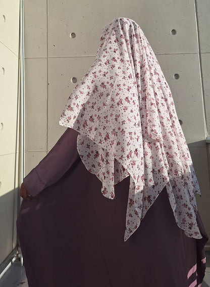 Hijab fleuri
