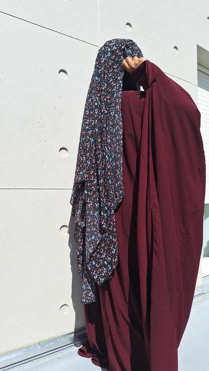 Hijab fleuri