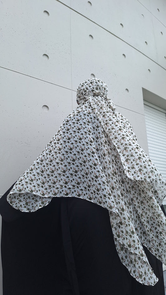 Hijab fleuri