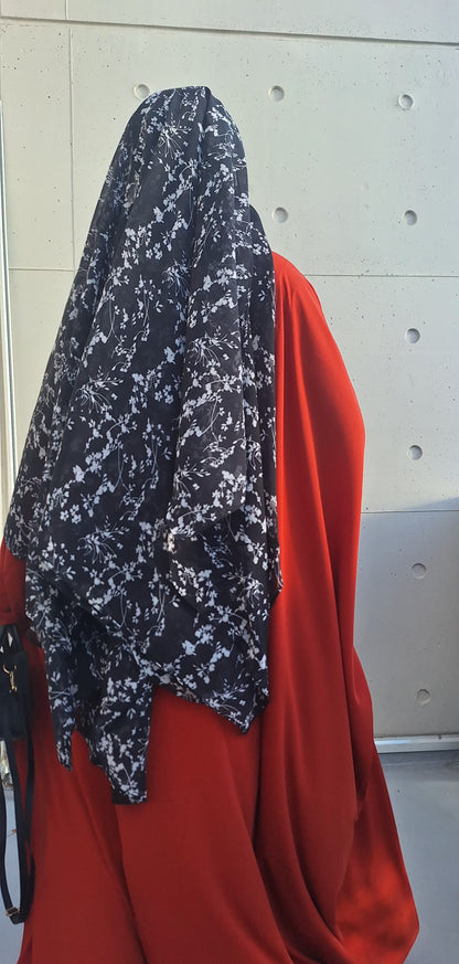 Hijab fleuri