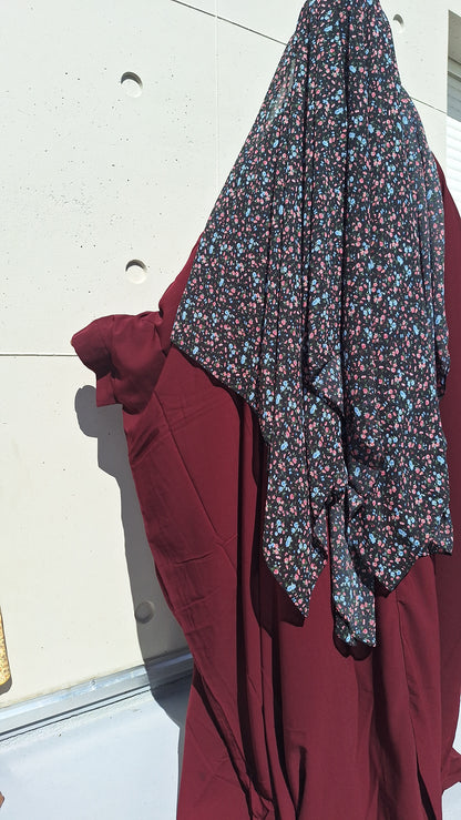 Hijab fleuri