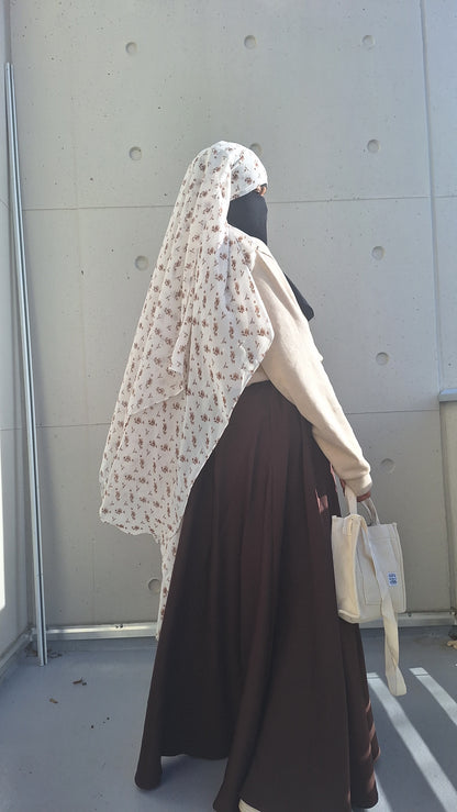 Hijab fleuri