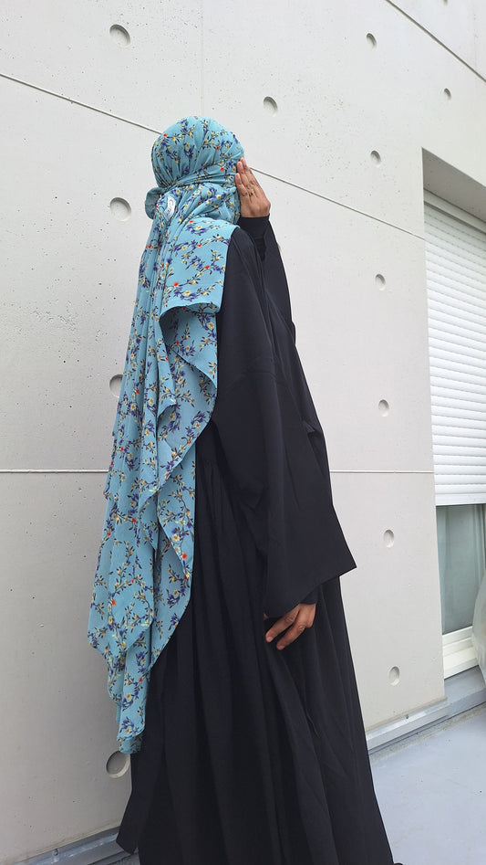 Hijab fleuri
