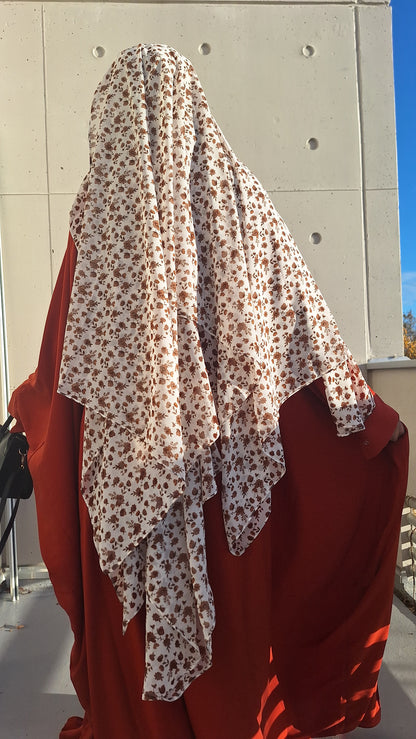 Hijab fleuri