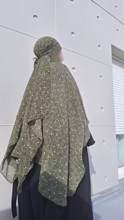 Hijab fleuri
