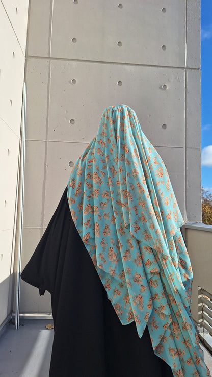 Hijab fleuri